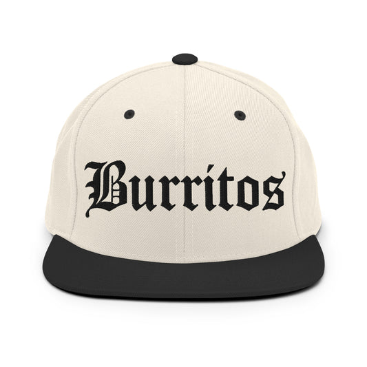 Burritos Cream Snapback Hat