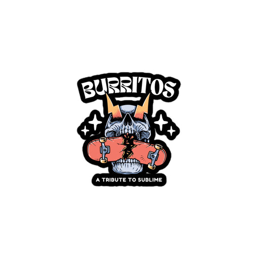 Burritos Skate Deck Sticker