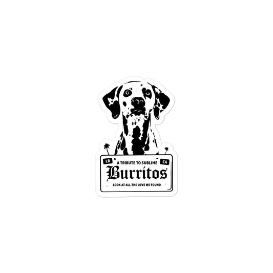 Burritos Dog Sticker