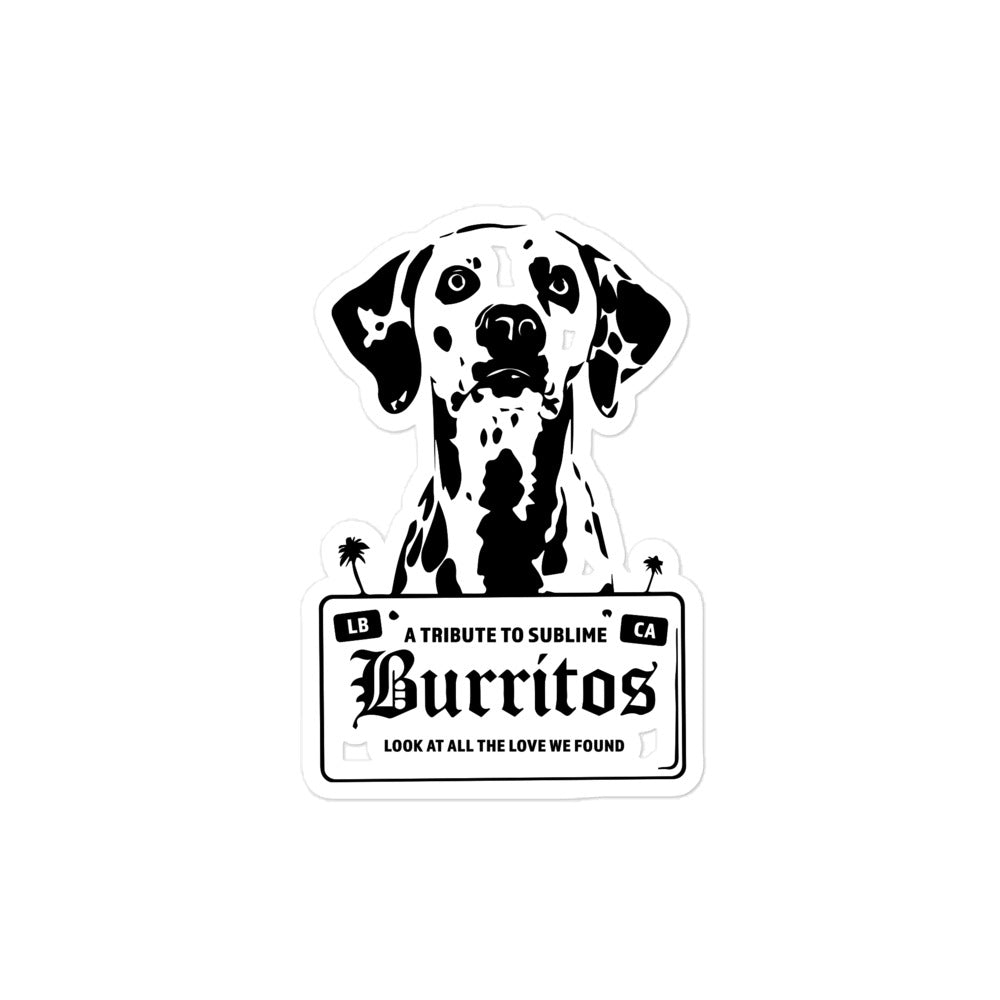 Burritos Dog Sticker