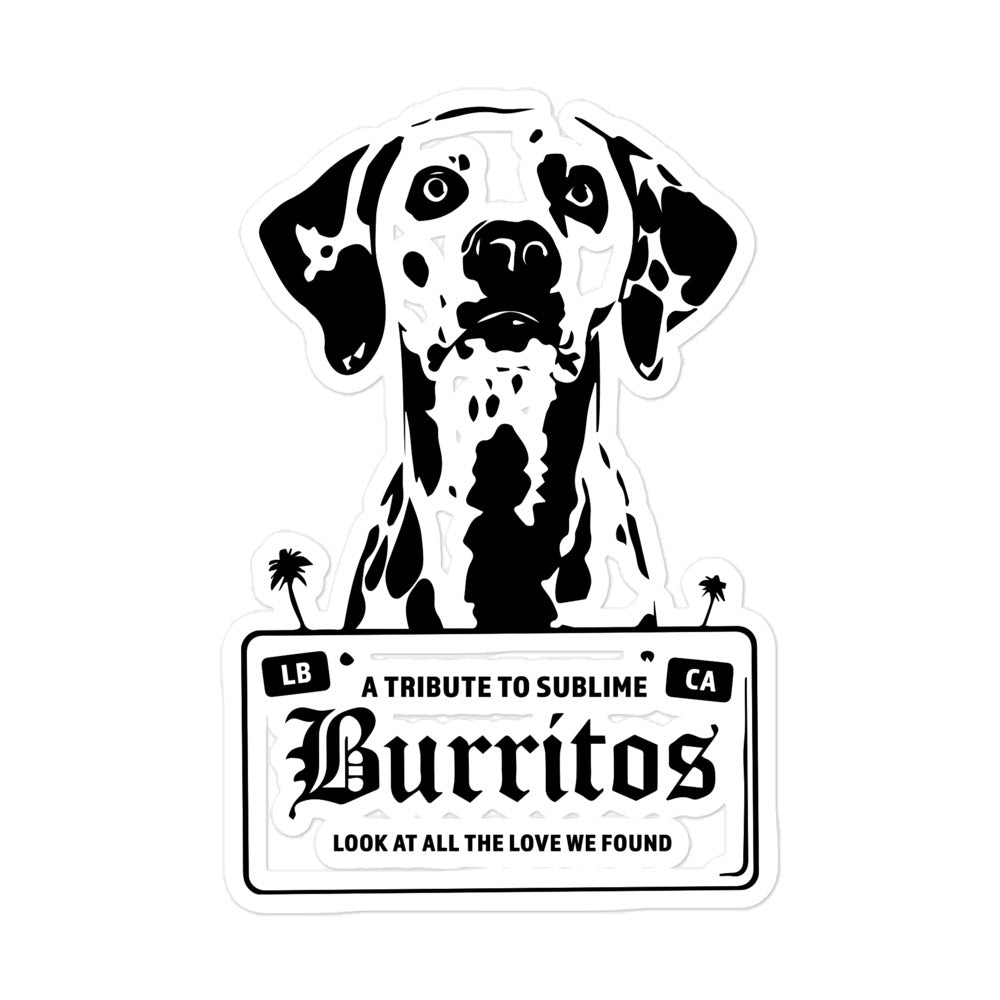 Burritos Dog Sticker