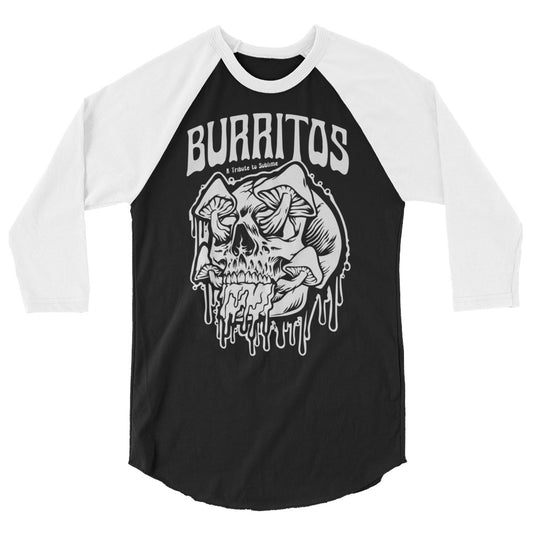 Burritos Shrooms 3/4 Raglan Tee