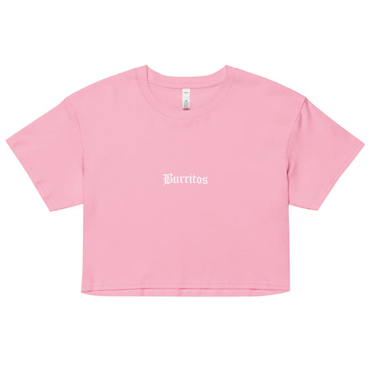 Burritos Women’s Crop Top (PINK)